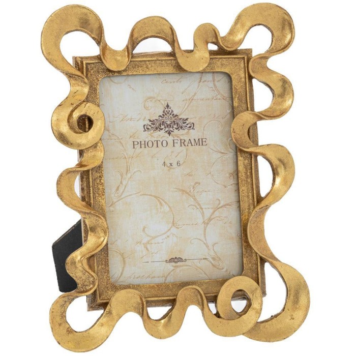 PORTAFOTO DECORATO ORO 20X2X26CM.